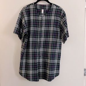 FLANNEL by American Apparel shirt sleeve button up.